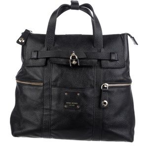 Henri Bendel Large Jetsetter Backpack - w/ straps, all leather